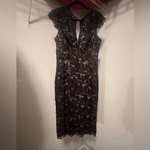 Elegant Black Lace Dress